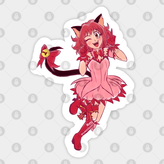 Ichigo - Tokyo Cat Cat Sticker by SailorBomber